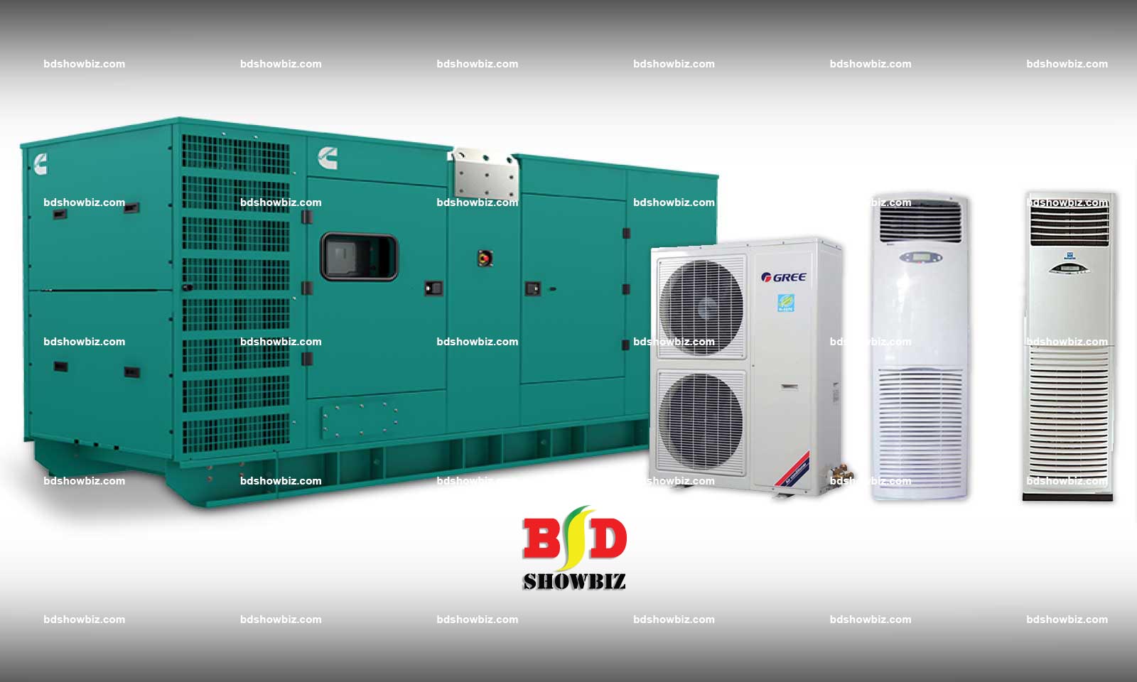 AC, Heater and Generator Rent in Dhaka, Bangladesh