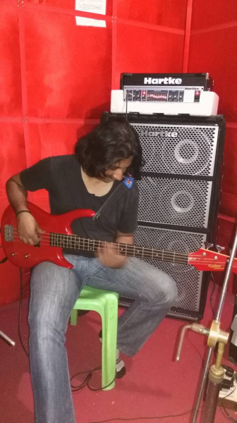 Anup at BD showbiz Practice pad