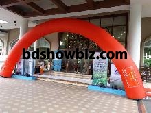 Event logistic support - arch gate/inflatable gate rent at BD showbiz